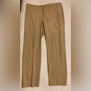 Charter Club ladies Classic Fit Khaki colored trouser size 8